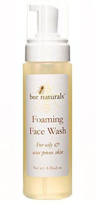 

Bee Naturals self foaming face wash - clean facial skin thoroughly - light, foamy cleanser for oily and troubled skins - salicylate and medication free - soothes inflamation - rose, grapefruit, tea tree and lavender essential oils plus feverfew extract(24