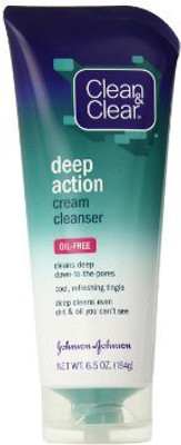 

Clean & Clear Oil Free Deep Action Cream Cleanser(192 ml)