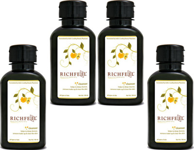 

Richfeel Skin Cleanser Pack Of 4(400 ml)