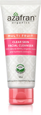 

Azafran Organics Multi Fruit Clear Skin Facial Cleanser(50 g)