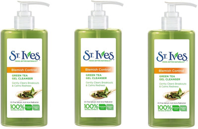 

St. Ives Blemish Control Green Tea gel Cleanser ( Pack of 3 )(200 ml)