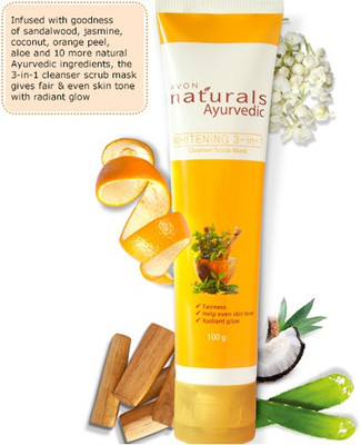 

Avon Naturals Ayurveda 3-in-1 Scrub Cleanser Mask(100 g)
