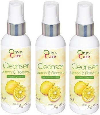 

Onyx Care Lemon & Aloevera Cleanser (Pack of 3 pc 100 ml each)(300 ml)