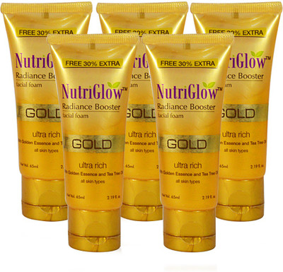 

NutriGlow Gold Radiance Booster Foam 65ml(Pack Of 5)(65 ml)