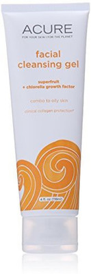 

Acure facial cleanser gel superfruit + chlorella growth factor(120 ml)