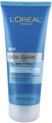 

L'Oreal Paris New Ideal Clean All Skin Type Foaming Gel Cleanser(200 ml)
