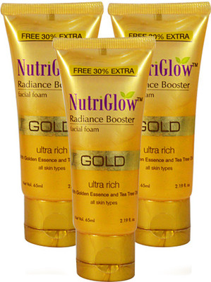 

NutriGlow Gold Radiance Booster Foam 65ml(Pack Of 3)(65 ml)