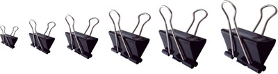 

Oddy Smart Small Nickel Plated Binder Clip(Set of 72, Black)