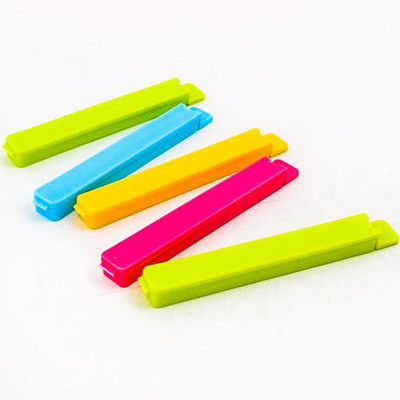 Divinext Smart Large Plastic Bag Clamps Sealing Clips(Set of 6, Multicolor)