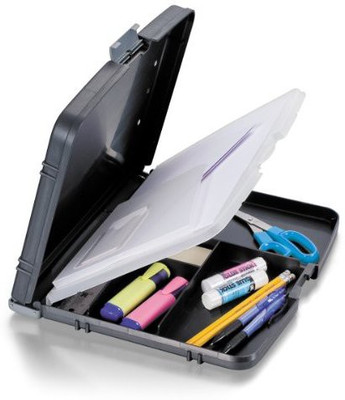 

Officemate International Large Plastic File Clip Board(Set of 1, Black)
