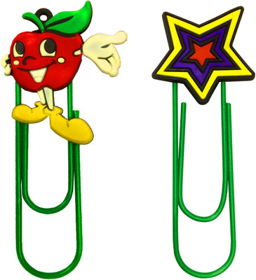 

Gayatri Creations GOOD LARGE PLASTIC PAPER CLIP(Set of 2, Multicolor)