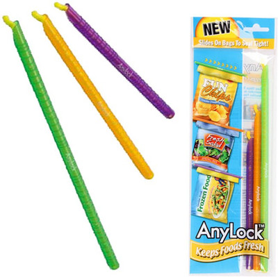 

Anylock Sealing Sticks Small,Medium & Large Size Plastic Sealing(Set of 3, Orange, Purple, Green)