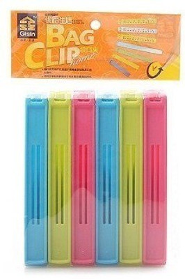 

Swarish Smart Large Plastic Food Bag Clip(Set of 6, Multicolor)