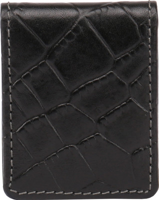 

Walletsnbags CL1 small Leather Paper Clip(Set of 1, Black, Grey)