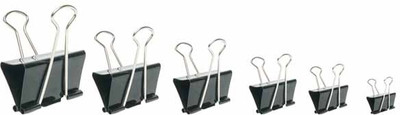 

Bambalio Binder clip series Small Paper Clip(Set of 144, Black)