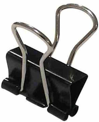 

Oddy Smart Small Nickel Plated Binder Clip(Set of 12, Black)