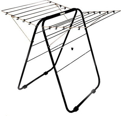 

Easy Dry Systems Stainless Steel Floor Cloth Dryer Stand(Black, Pack of 1)