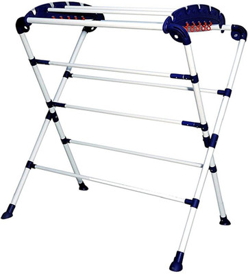 

SAIMANI Iron Floor Cloth Dryer Stand(Blue, White)