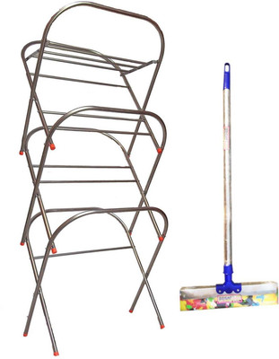 

MTR Stainless Steel Floor Cloth Dryer Stand(Silver)