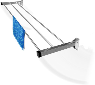 

Rainbow Drywell 3 Pipes 4 Feet Glider Stainless Steel Wall Cloth Dryer Stand(Steel, Pack of 1)