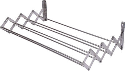 

Brecken Paul Foaldable Stainless Steel Wall Cloth Dryer Stand(Steel)