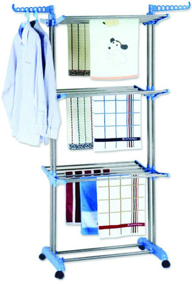 

MTR Carbon Steel Floor Cloth Dryer Stand(Multicolor)
