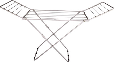 

Pull 'n' Dry standard delux Steel Floor Cloth Dryer Stand(White, Pack of 1)