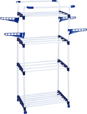 

Homelife Hero Iron, Polypropylene Floor Cloth Dryer Stand(White, Blue)