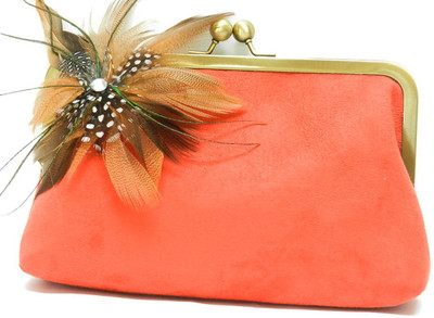 

Saint Pure Casual Orange Clutch