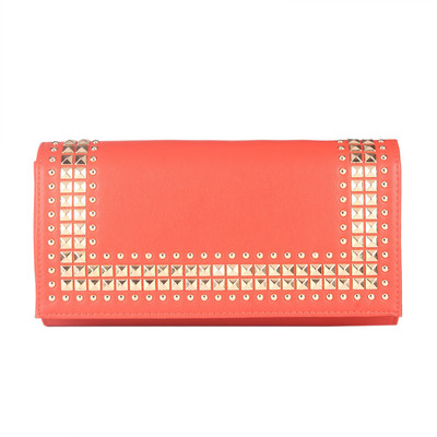 

Fur Jaden Party Orange Clutch