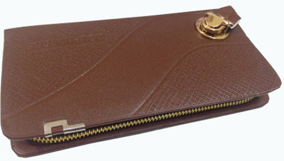 

MSELACTOS Casual Brown, Tan Clutch