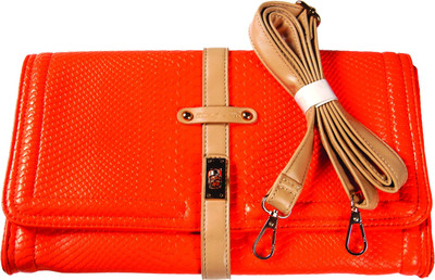 

Mayhem Casual Orange Clutch