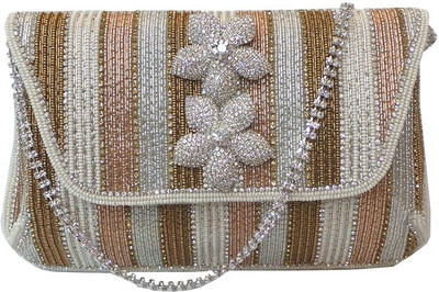 

Bhamini Casual Gold Clutch