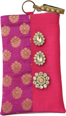 

Mahadev Exports Party Pink Clutch