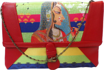 

Bhamini Casual Maroon Clutch