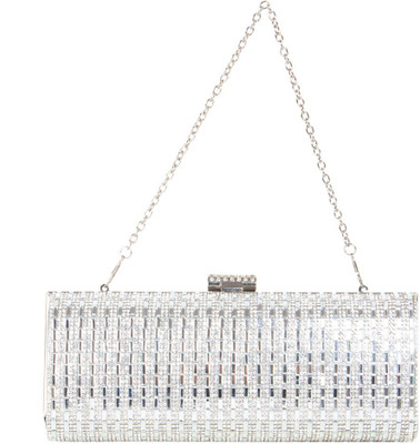 

Reedra Party Silver Clutch