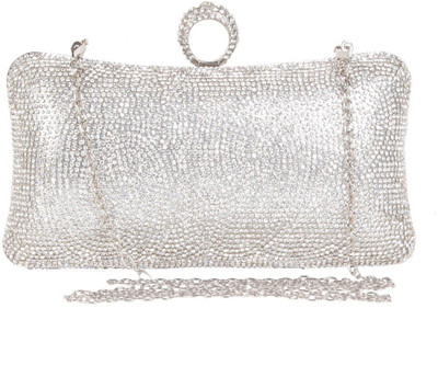 

Reedra Party Silver Clutch