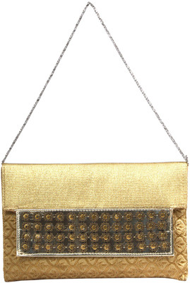 

Pretty Krafts Party Gold Clutch