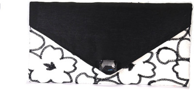 

Arisha kreation Co Party Black, White Clutch