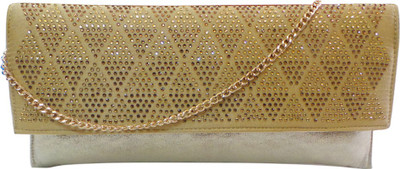 

Bhamini Party Gold Clutch