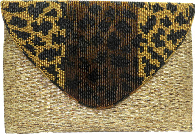 

Kawaii Casual Gold Clutch
