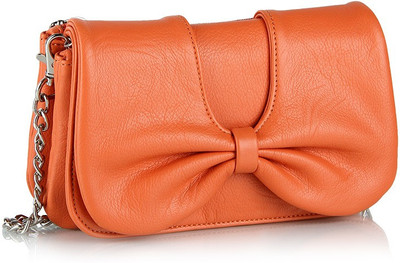 

Butterflies Casual Orange Clutch