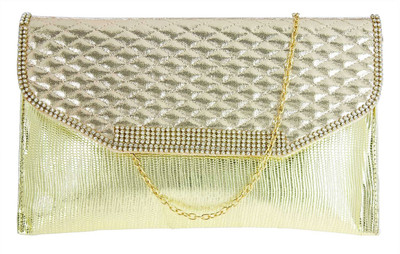 

JG Shoppe Casual Gold Clutch