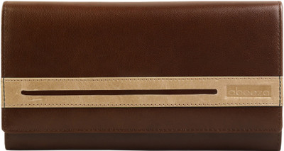 

ABEEZA Casual Brown Clutch