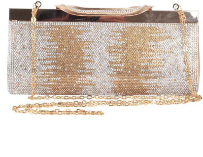 Reedra Party Gold Clutch