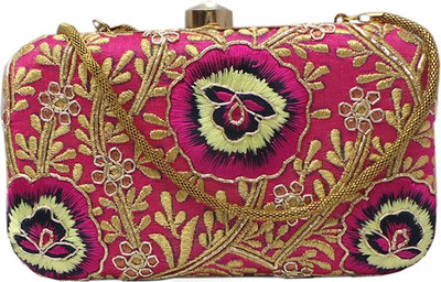 

Bhamini Party Pink Clutch