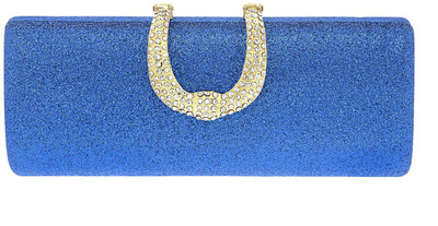 

The Ethnic Wears Party Blue Clutch