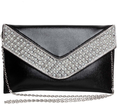 

Reedra Party Black Clutch