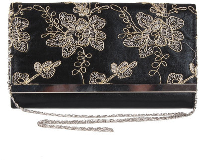 

Reedra Party Black Clutch