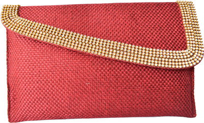 

Mahadev Exports Casual Maroon Clutch